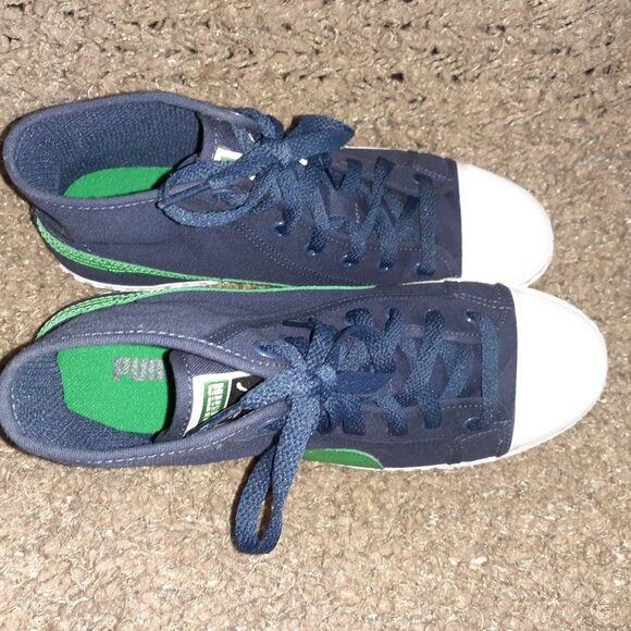 PUMA-Ibiza-High-Hi Tops-Sneakers-Unisex-Navy/Green main image 5